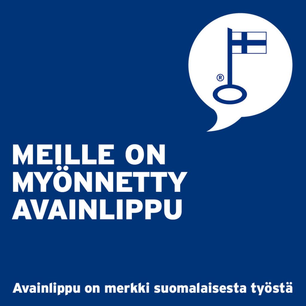 Avainlippu on merkki suomalaisesta työstä